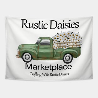 Rustic Daisies Marketplace Tapestry