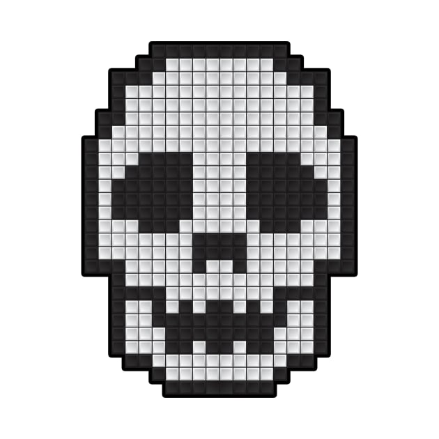 8-Bit Skull by Woah_Jonny