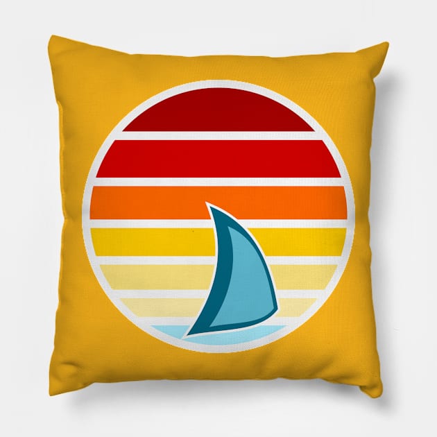 Sailing boat Pillow by beangrphx