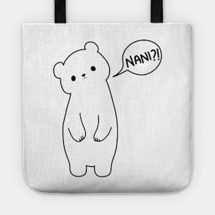 White bear says Nani?! Tote