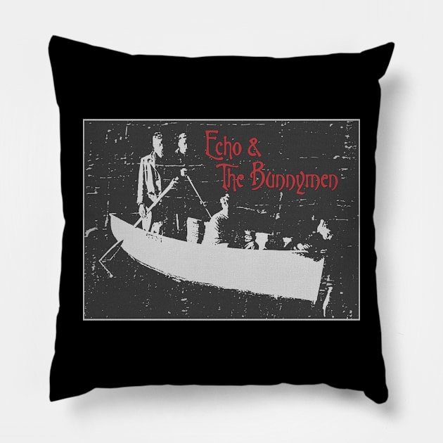 Echo The Bunnymen Silhouette // Fanmade Pillow by KokaLoca