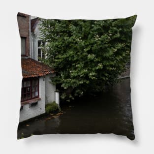 Bruges Canal Pillow