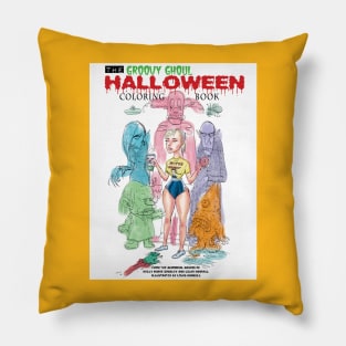 Groovy Ghoul Coloring Book 2 Pillow