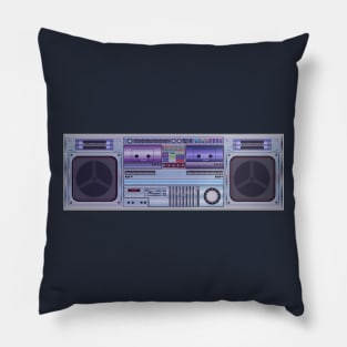 Boombox Radio Design Pillow