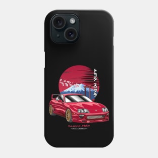 Toyota Supra MK4 Back Print Phone Case