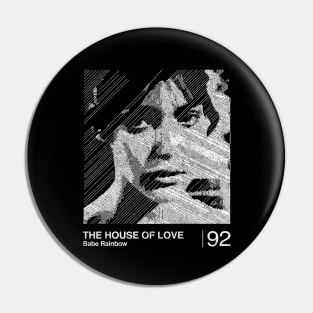 The House Of Love / Minimalist Graphic Artwork Design Pin