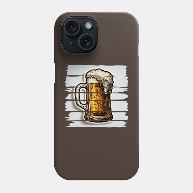 Beer Illustration Phone Case by vladocar