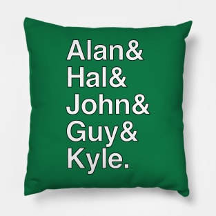 Green Lantern Family List Pillow