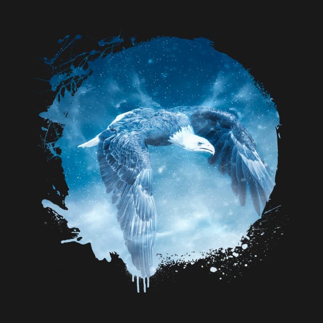 Royal Eagle Animal Bird Wildlife Forest Nature Adventure Winter Cold Arctic by Cubebox