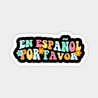 Spanish Teacher Bilingual Women Magnet