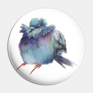 Pigeon painting Pin