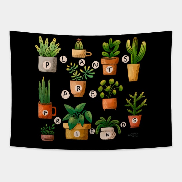 Plants Tapestry by Tania Tania