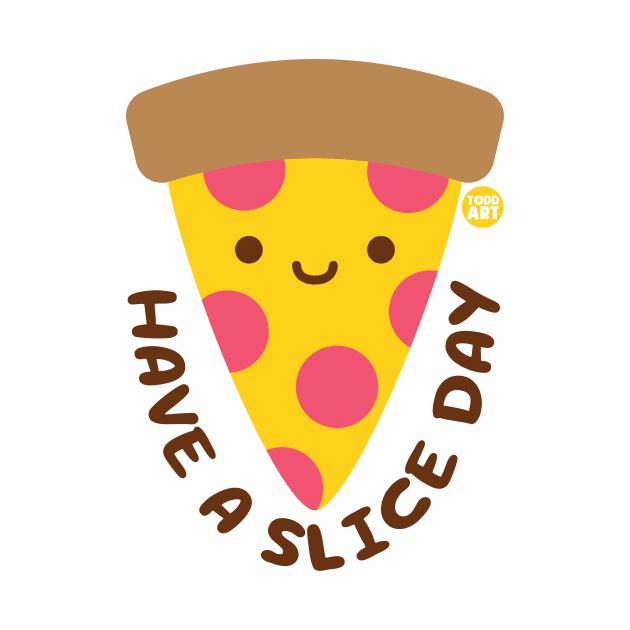 pizza by toddgoldmanart