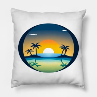 Tropical Island Vibes - Tropical Vibe Pillow