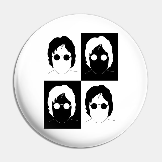 John Lennon Pin by helengarvey