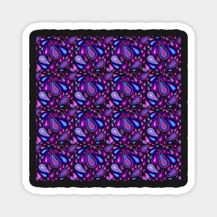 Retro paisley moody hues - a fun design with funky vibes - get your paisley on! Magnet