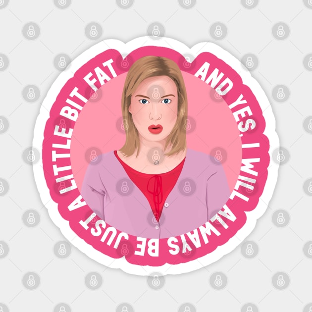Bridget Jones Little Bit Magnet by pink + pip