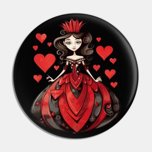 Queen of Hearts Pin