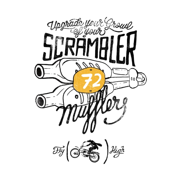 Scrambler Mufflers by KUMAWAY