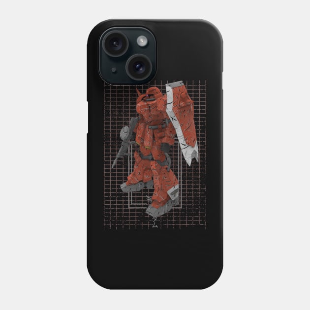 MS-06S Char's Zaku II Phone Case by gblackid