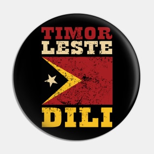 Flag of Timor Leste Pin