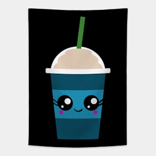 Kawaii Iced Coffee Tapestry