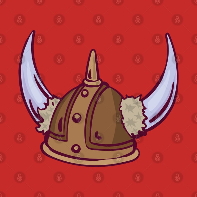 Cartoon viking helmet by holidaystore