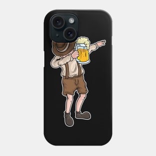 Bavaria Bavarian Man Dabbing Oktoberfest Funny Phone Case