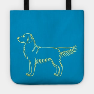 Standing Golden Retriever Tote