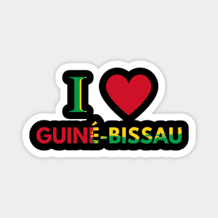 I love Guiné-Bissau Magnet