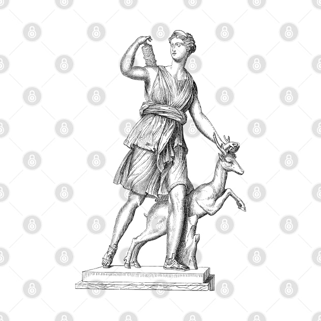 Goddess Artemis by Historia