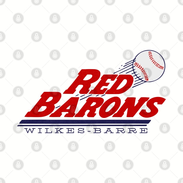 Defunct Wilkes-Barre Red Barons Baseball by LocalZonly