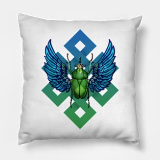 Beetle with wings Pillow