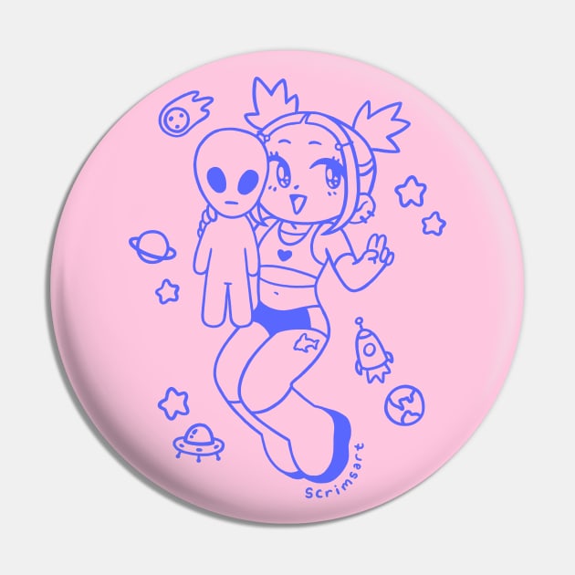 Space Kid Pin by scrims