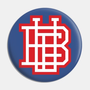 Buffalo Monogram Buffalo Football 716 Retro Pin