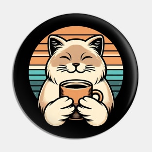 Cat retro Pin