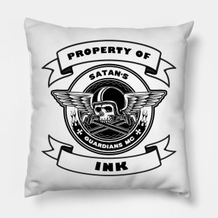 Property of Ink Patch Pillow