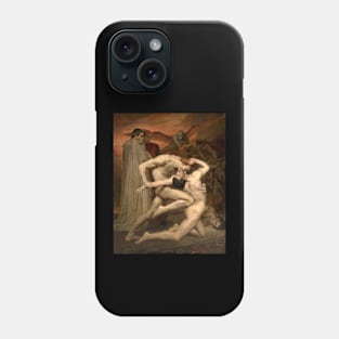 Dante and Virgil in Hell Phone Case