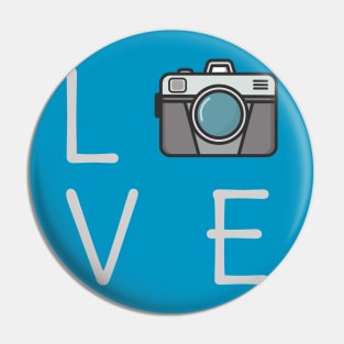 Cool Photography Love T-Shirt Pin