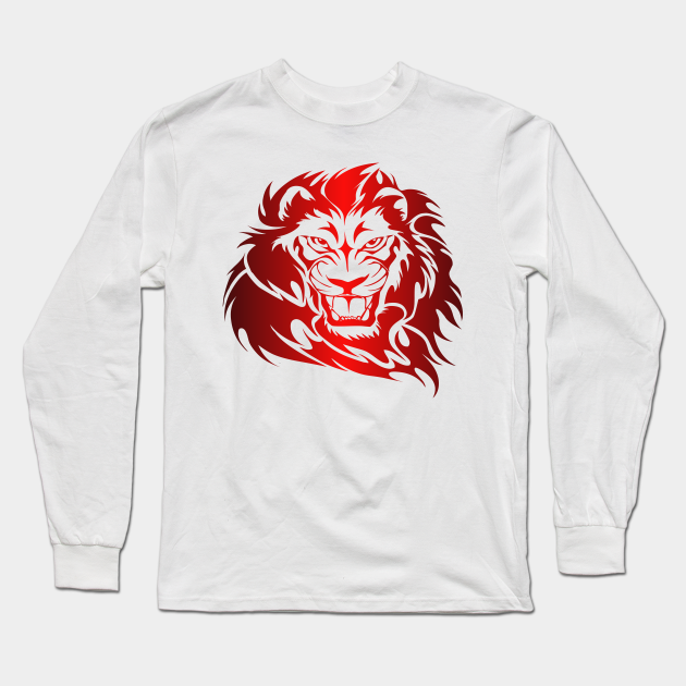 lion red t shirt
