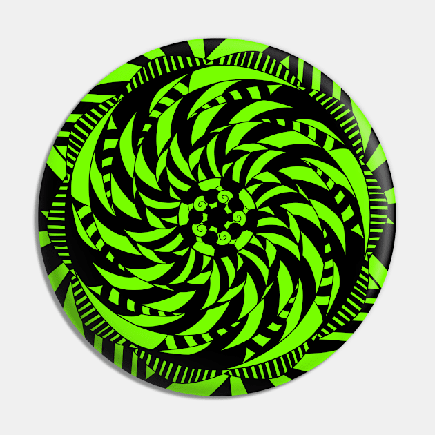 Radial Sym Design 1 - Green Pin by SoraLorr