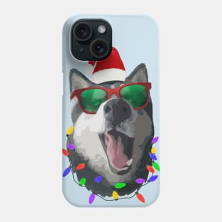 Christmas Husky Phone Case