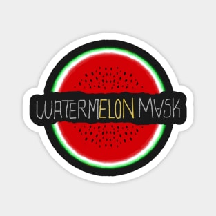 watermelon elon musk tshirt Magnet