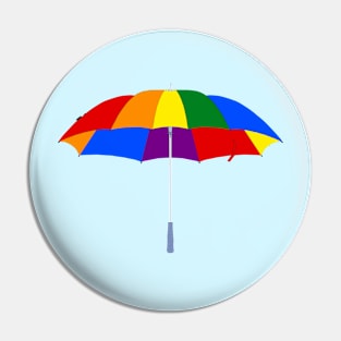 Adorable colorful umbrella Pin