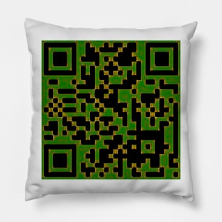 QR Green Pillow