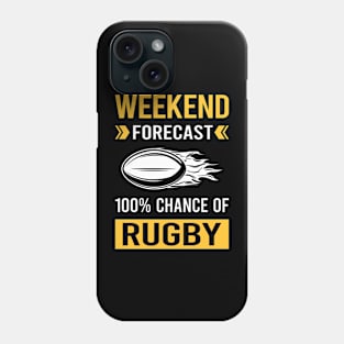 Weekend Forecast Rugby Phone Case