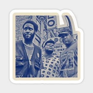 De La Soul Blue Vintage Magnet