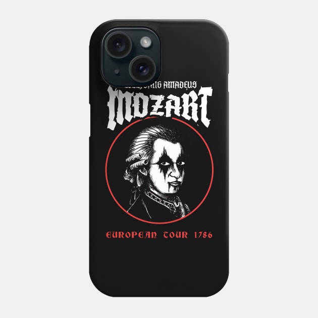 Mozart Metal Phone Case by dumbshirts