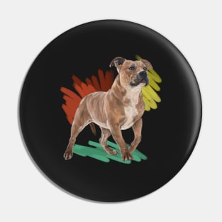 The Staffordshire Bull Terrier Pin