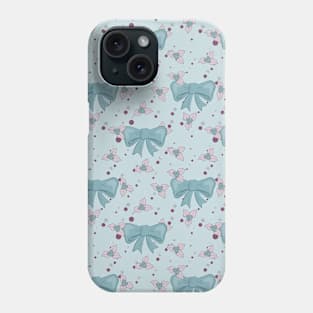 Cherry Bow For Christmas Tree Phone Case